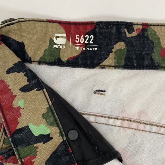 G-Star Raw 5622 3D Tapered COJ Multicolored Camo Jeans for Men - Picture 5 of 6